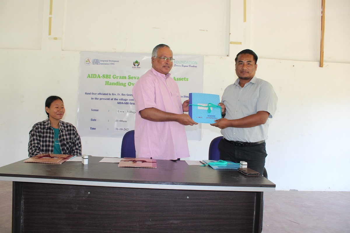 <strong>AIDA HANDS OVER THE SBI GRAM SEVA PROJECT TO THE 5 ADOPTED VILLAGES</strong>